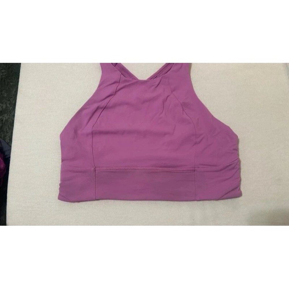 Lululemon High Neck Energy Bra Long Line Size 10